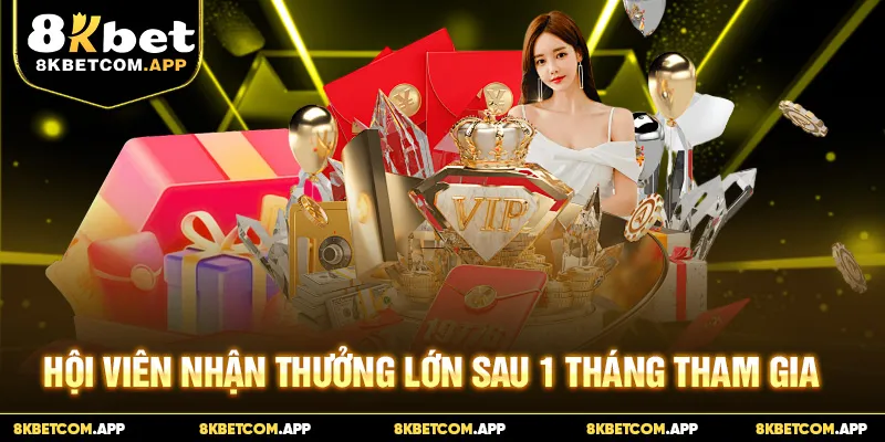 Hội viên nhận thưởng lớn sau 1 tháng tham gia