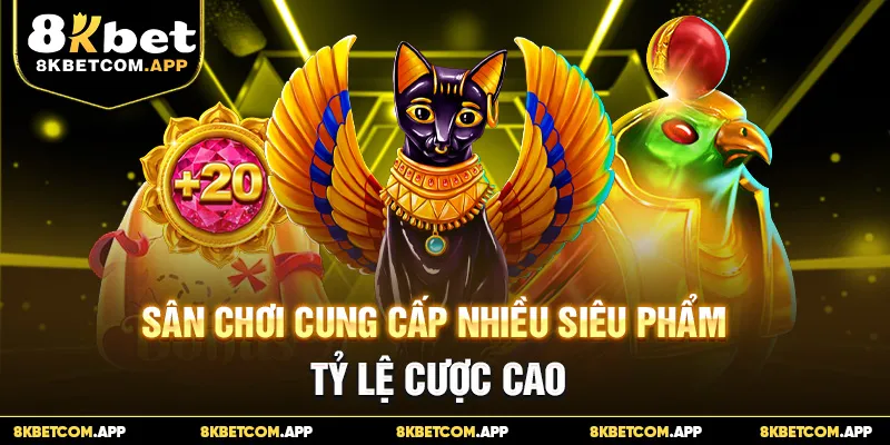 Sân chơi cung cấp nhiều siêu phẩm tỷ lệ cược cao