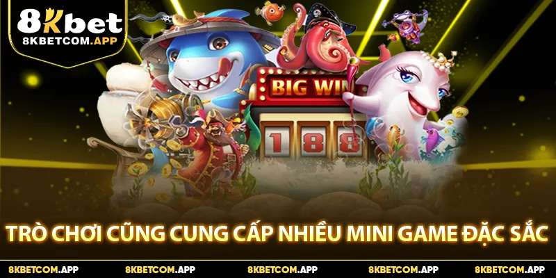 Trò chơi cũng cung cấp nhiều mini game đặc sắc tạo cơ hội cho bạn rinh quà liền tay.